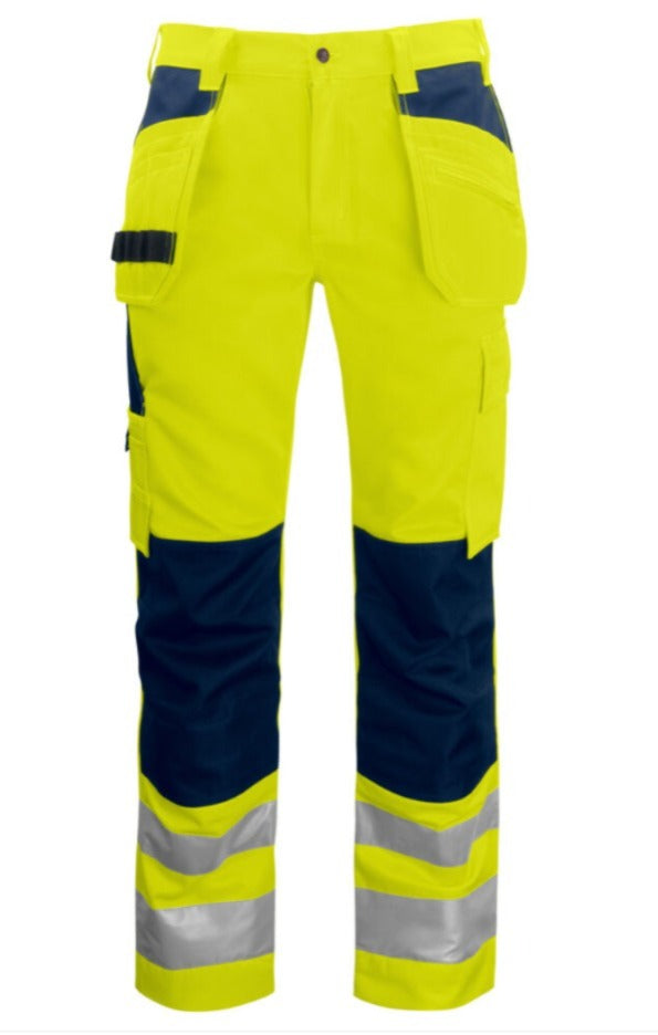 HI-VIS PANTALONI MULTITASCHE EN ISO 20471 - classe 2