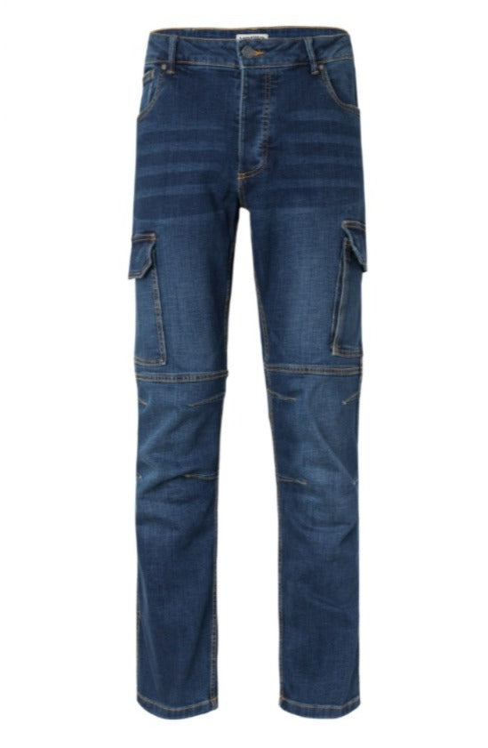 PANTALONE DENIM STRETCH MULTITASCHE