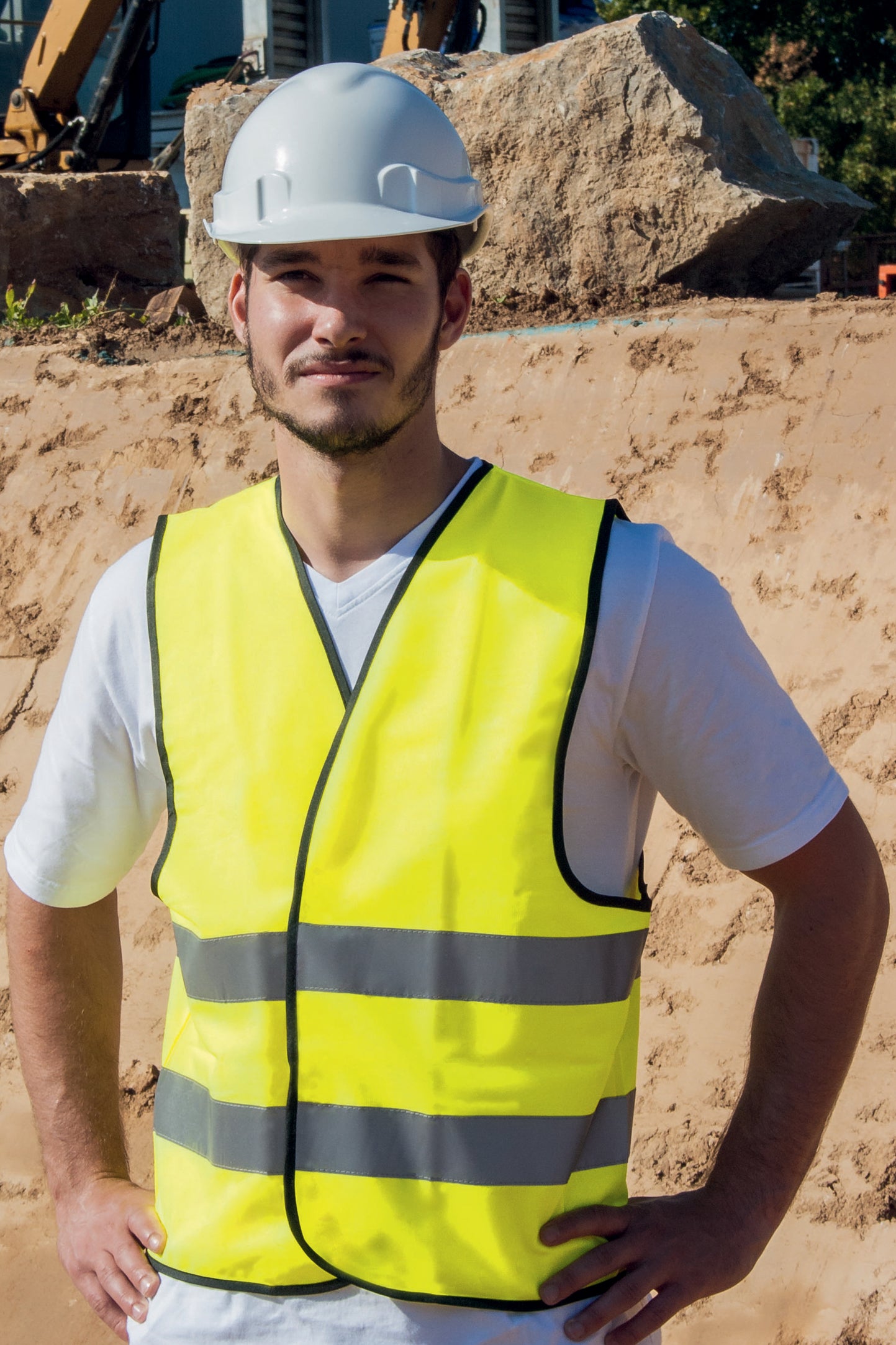 BASIC GILET DA LAVORO ALTA VISIBILITA