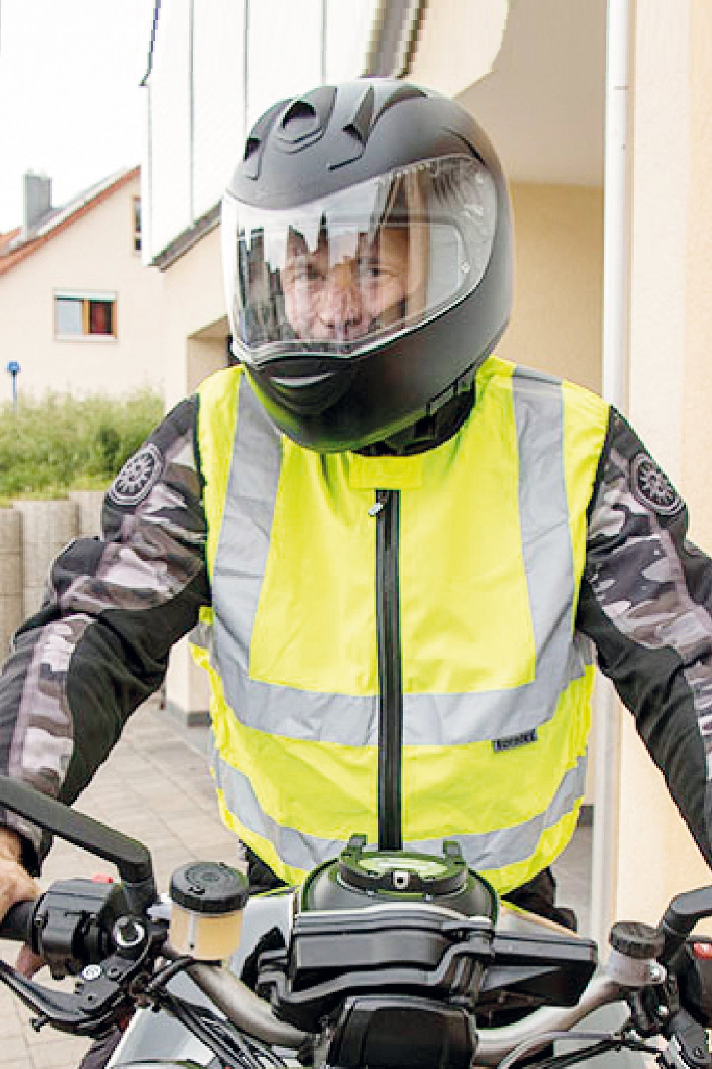 GILET MOTOCICLISTA ALTA VISIBILITA